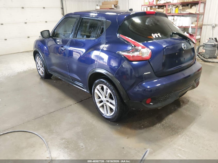Vin: jn8af5mv9ft563274, lot: 46888073, nissan juke s 20153