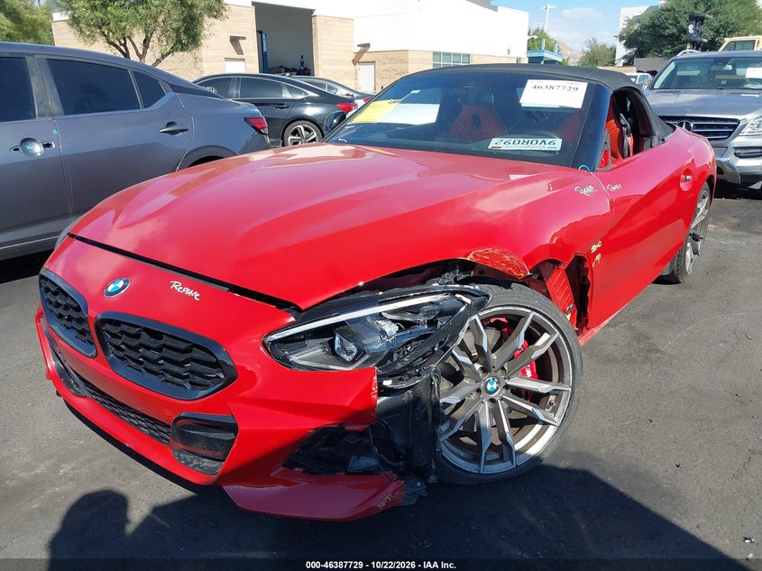 Vin: wbahf9c03twy50396, lot: 46888076, bmw z4 m40i 20262