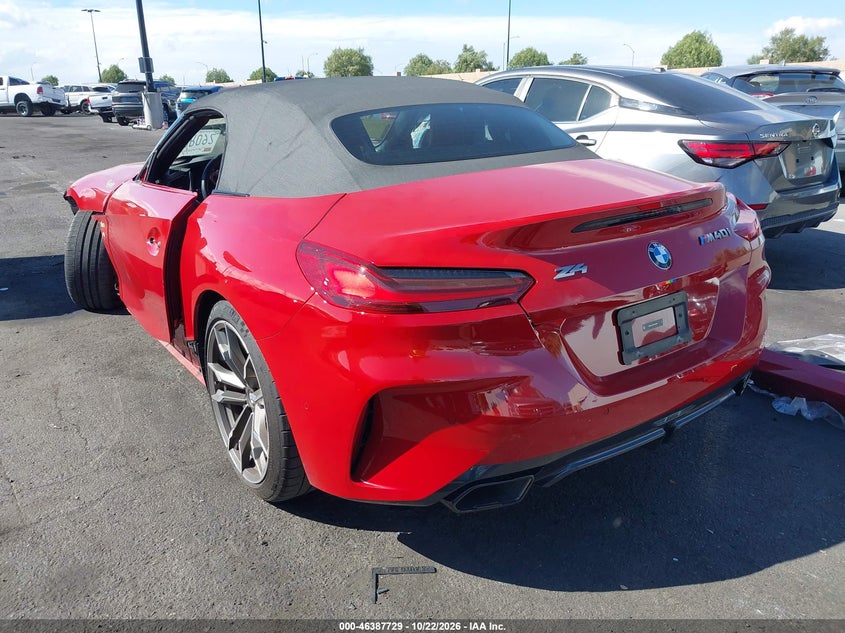 Vin: wbahf9c03twy50396, lot: 46888076, bmw z4 m40i 20263