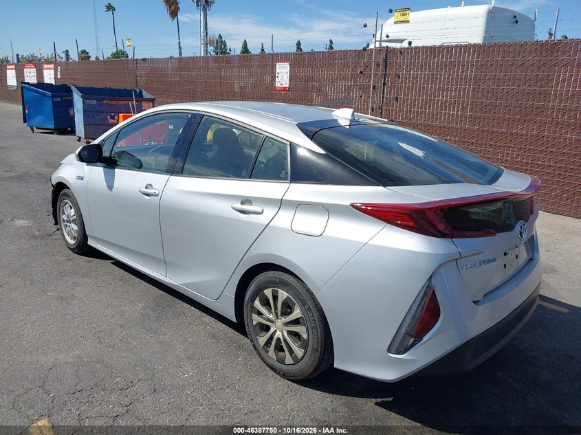 Vin: jtdkarfp7l3144081, lot: 46888097, toyota prius prime le 20203