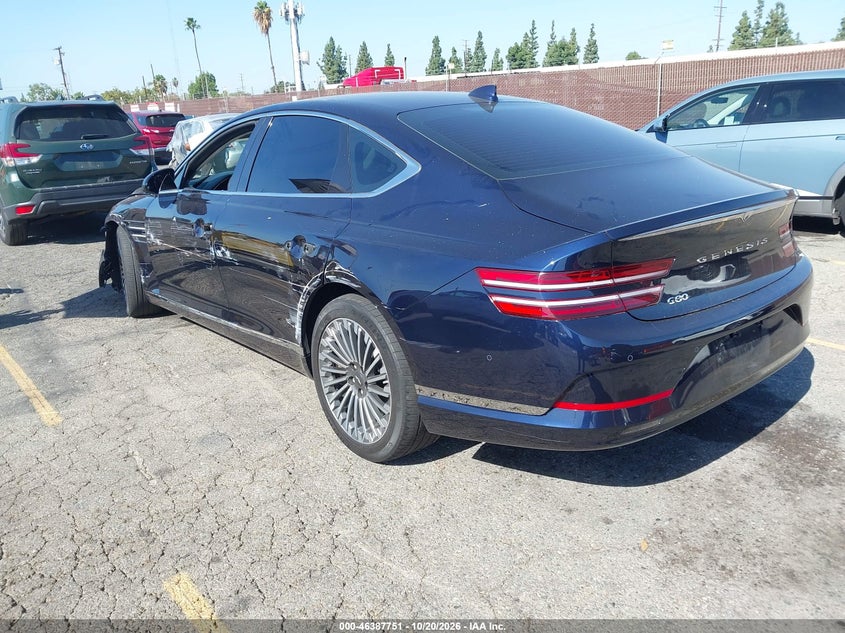 Vin: kmtge4s13pu003363, lot: 46888098, genesis electrified g80 20233