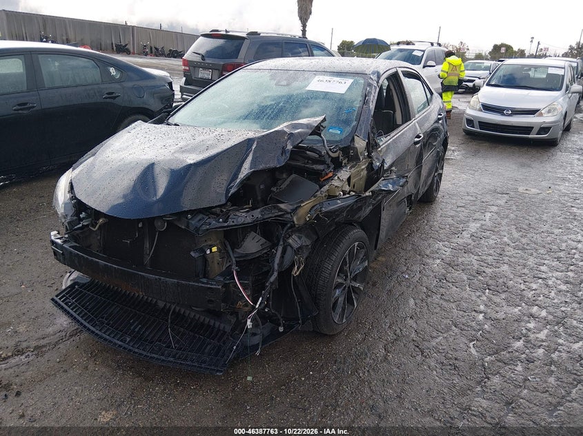 Vin: 2t1burhe5kc223595, lot: 46888110, toyota corolla se 20192