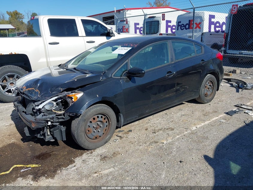 Vin: knafk4a69e5057593, lot: 46888155, kia forte lx 20142