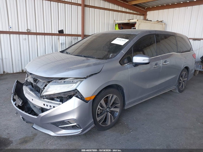 Vin: 5fnrl6h96jb013746, lot: 46888206, honda odyssey elite 20182