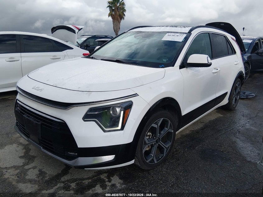 Vin: kndcr3le3r5134402, lot: 46888224, kia niro ex touring 20242