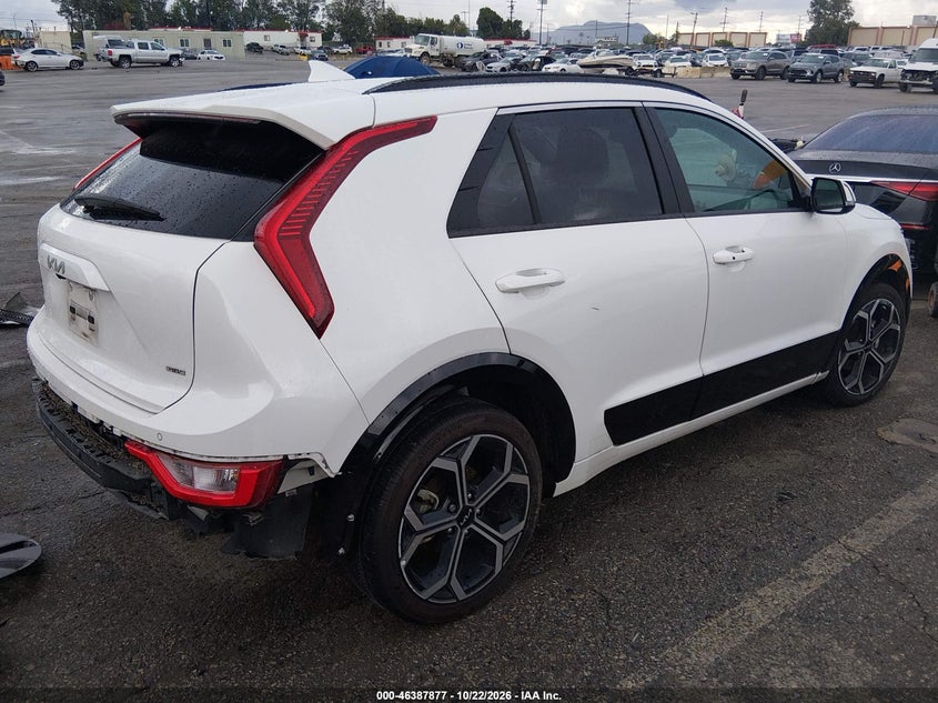Vin: kndcr3le3r5134402, lot: 46888224, kia niro ex touring 20244