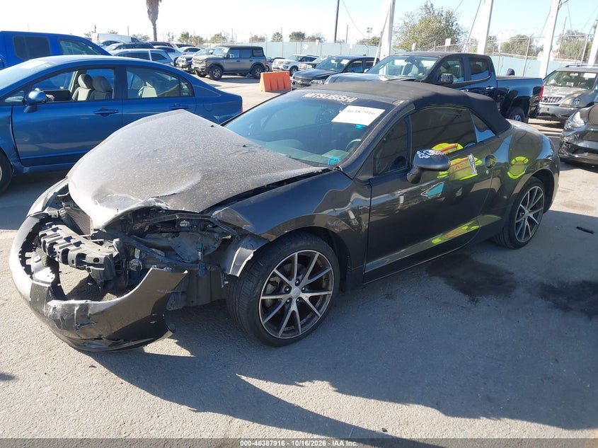 Vin: 4a37l2ef4ce003762, lot: 46888263, mitsubishi eclipse spyder gs sport 20122