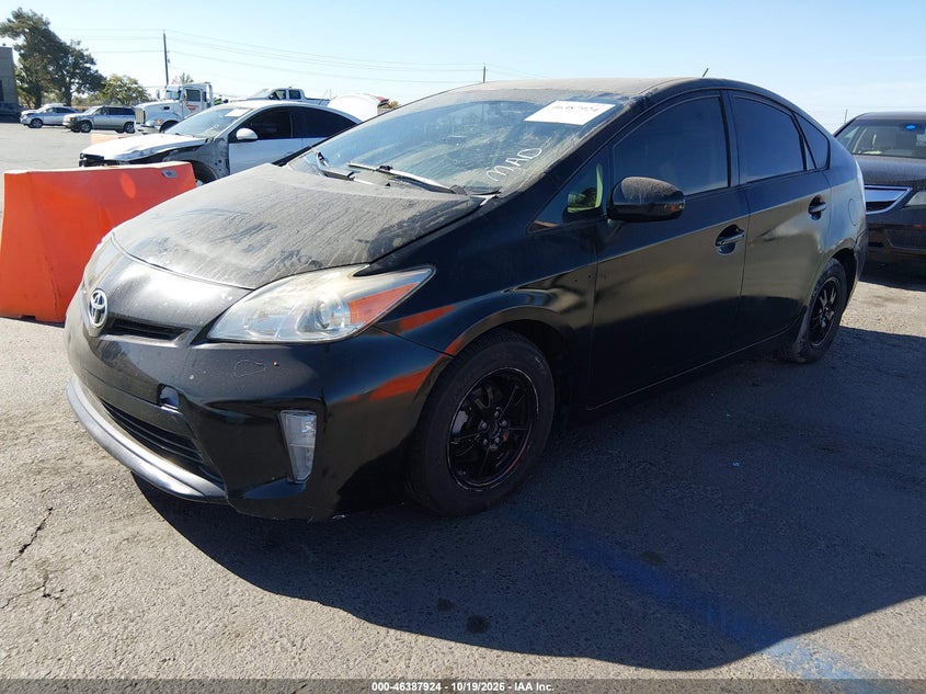 Vin: jtdkn3du7e0380289, lot: 46888271, toyota prius three 20142
