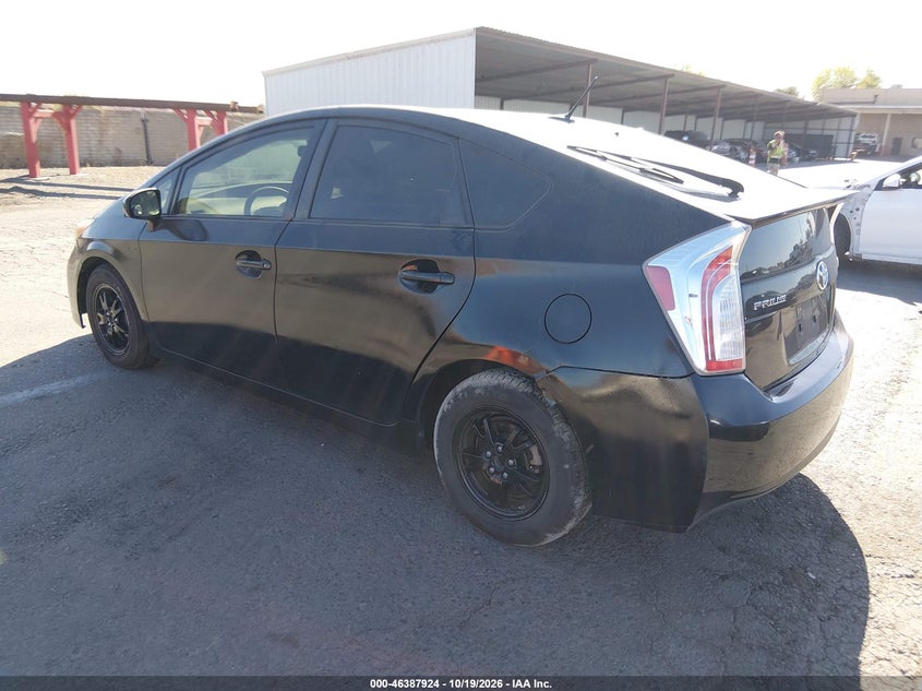 Vin: jtdkn3du7e0380289, lot: 46888271, toyota prius three 20143