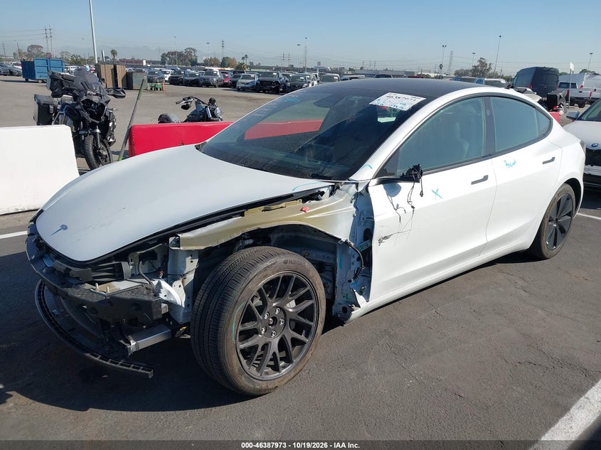 Vin: 5yj3e1eb2rf758628, lot: 46888320, tesla model 3 long range dual motor all-wheel drive 20242
