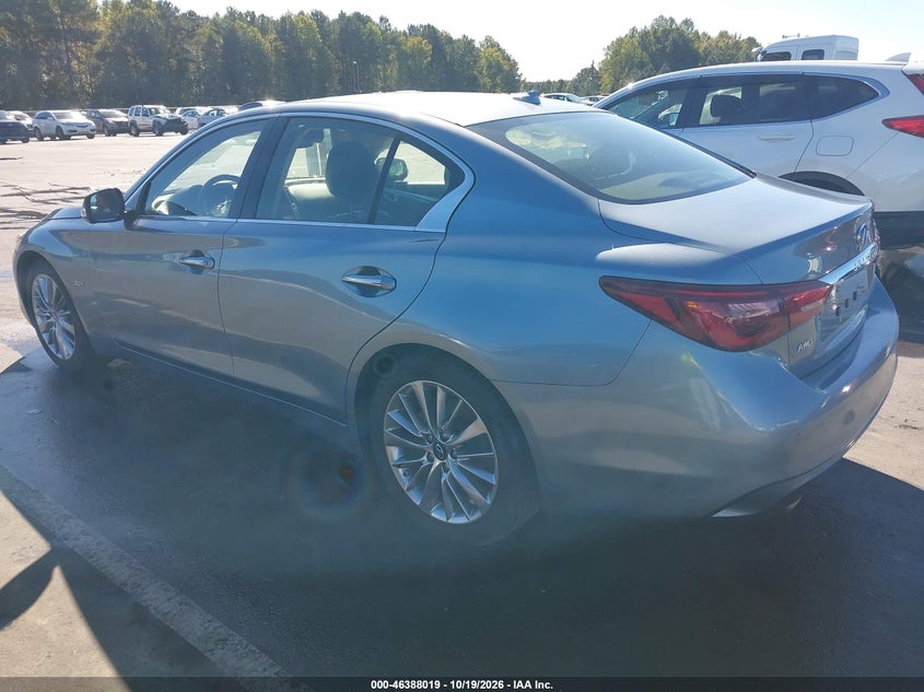 Vin: jn1ev7ar9lm253086, lot: 46888366, infiniti q50 luxe awd 20203