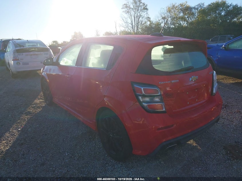 Vin: 1g1jf6sb7h4137079, lot: 46888541, chevrolet sonic premier auto 20173
