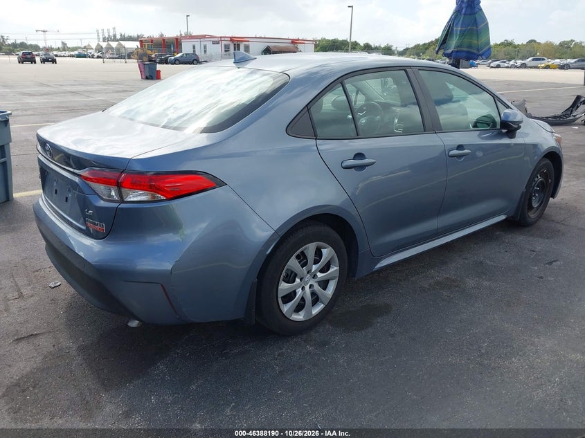 Vin: 5yfb4mde6sp265332, lot: 46888548, toyota corolla le 20254