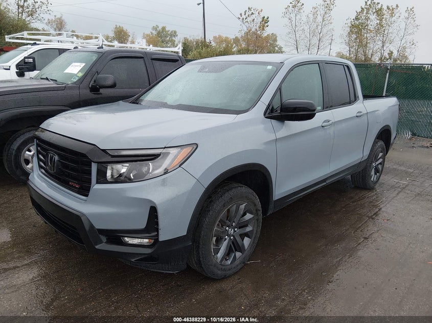 Vin: 5fpyk3f14pb067718, lot: 46888587, honda ridgeline sport 20232