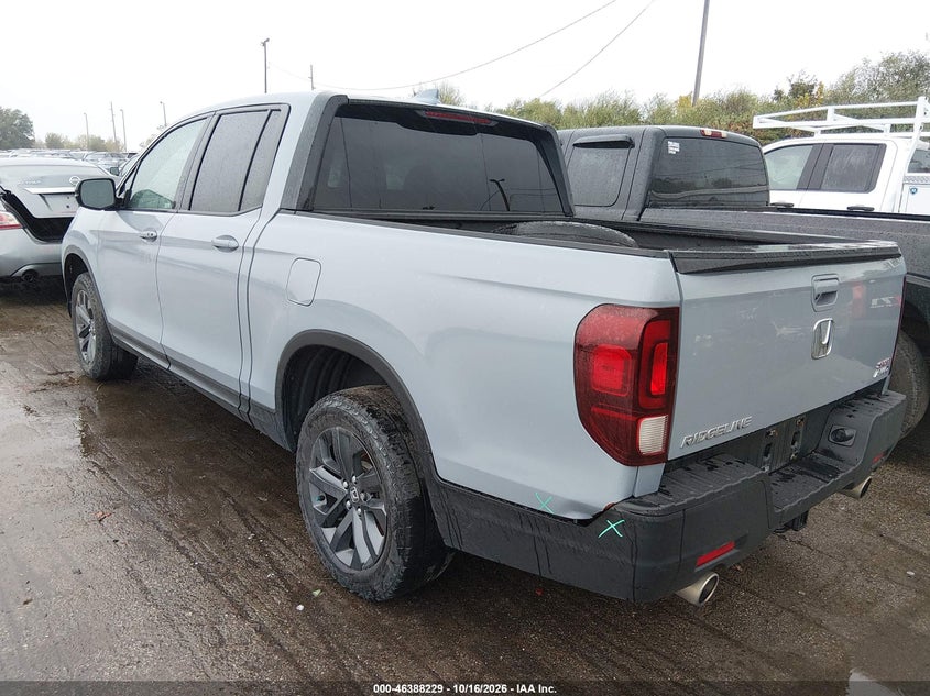 Vin: 5fpyk3f14pb067718, lot: 46888587, honda ridgeline sport 20233