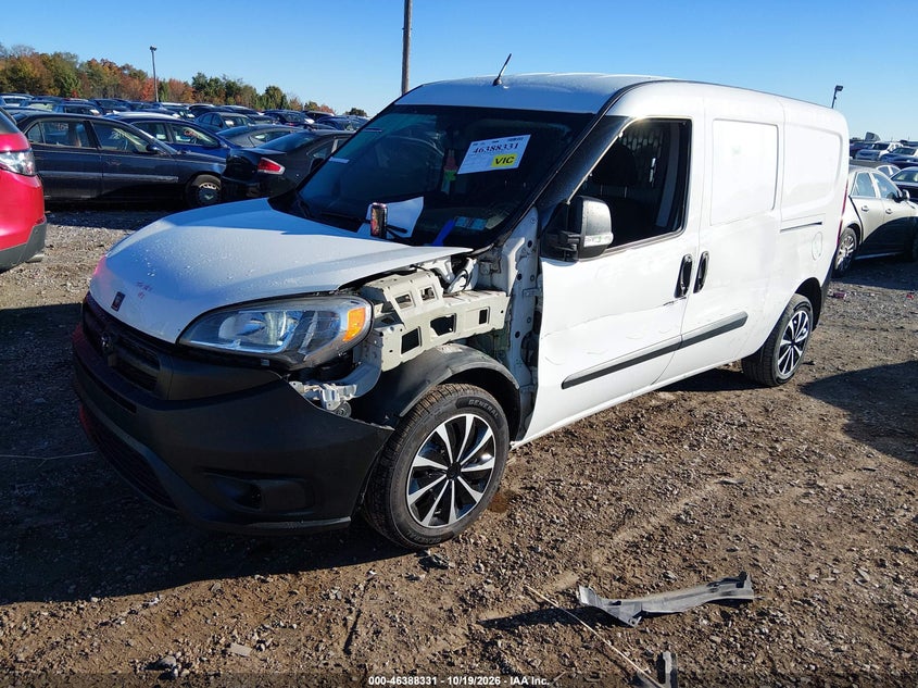 Vin: zfberfab1j6l03580, lot: 46888689, ram promaster city tradesman 20182