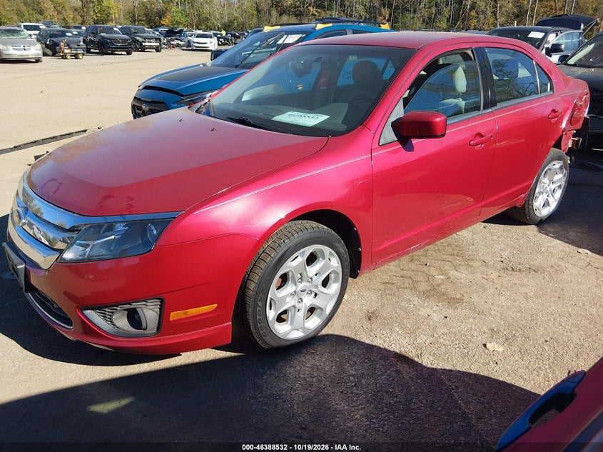 Vin: 3fahp0ha4br239507, lot: 46888891, ford fusion se 20112