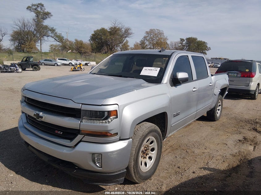 Vin: 3gcukrec4jg573287, lot: 46888896, chevrolet silverado 1500 2lt 20182