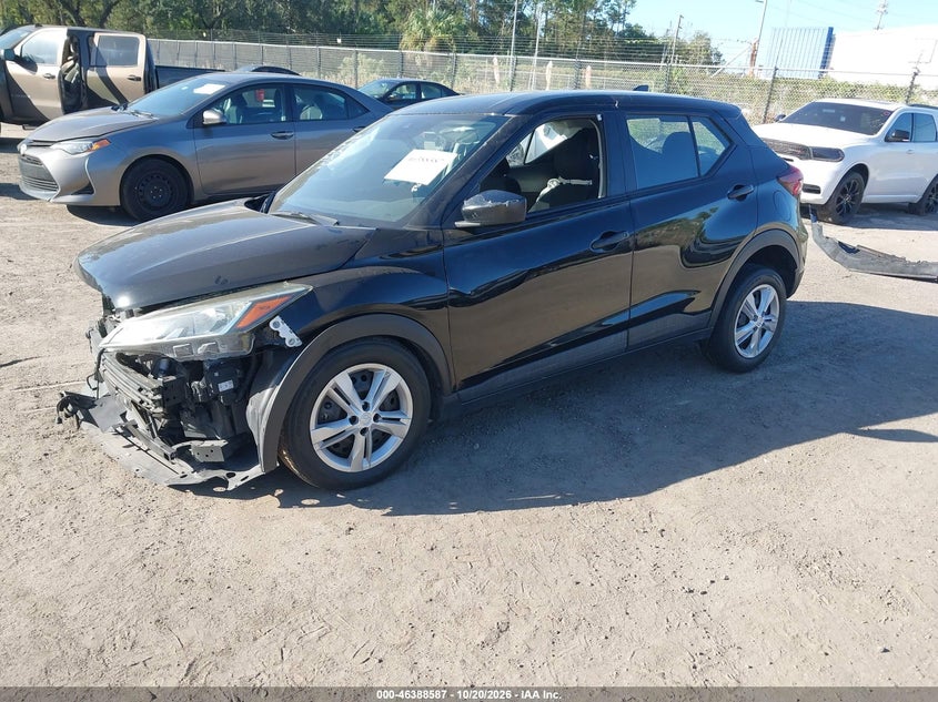 2021 Nissan Kicks S Xtronic Cvt, Front End, IAAI, VIN 3N1CP5BV7ML479639 — photo 2