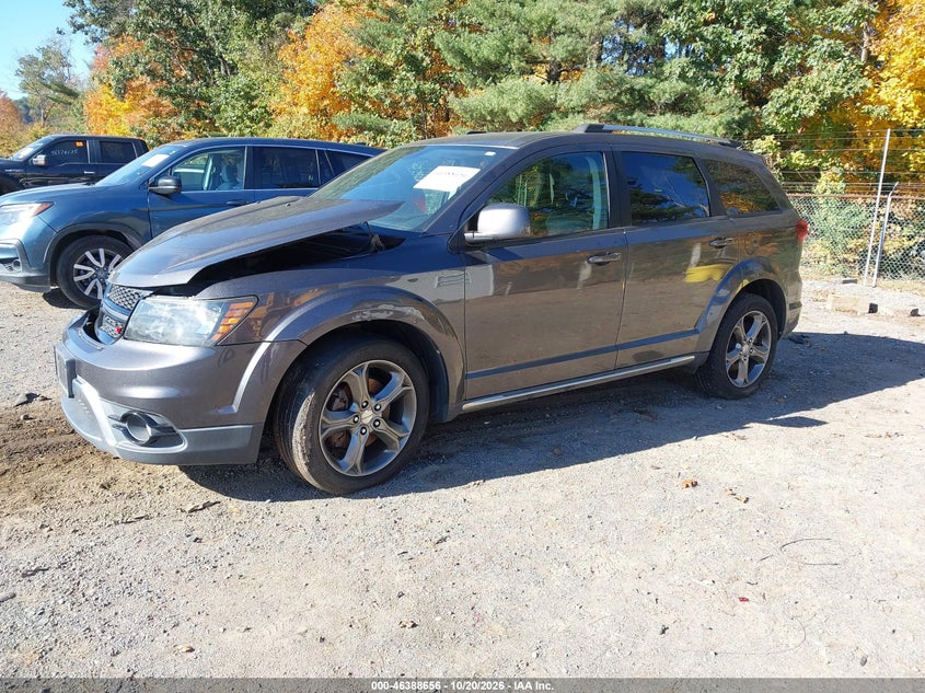 2014 Dodge Journey Crossroad, Удар спереди, IAAI, VIN 3C4PDCGG9ET264979 — фото 2