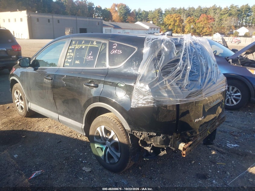 Vin: 2t3bfrev3jw828928, lot: 46889033, toyota rav4 le 20183