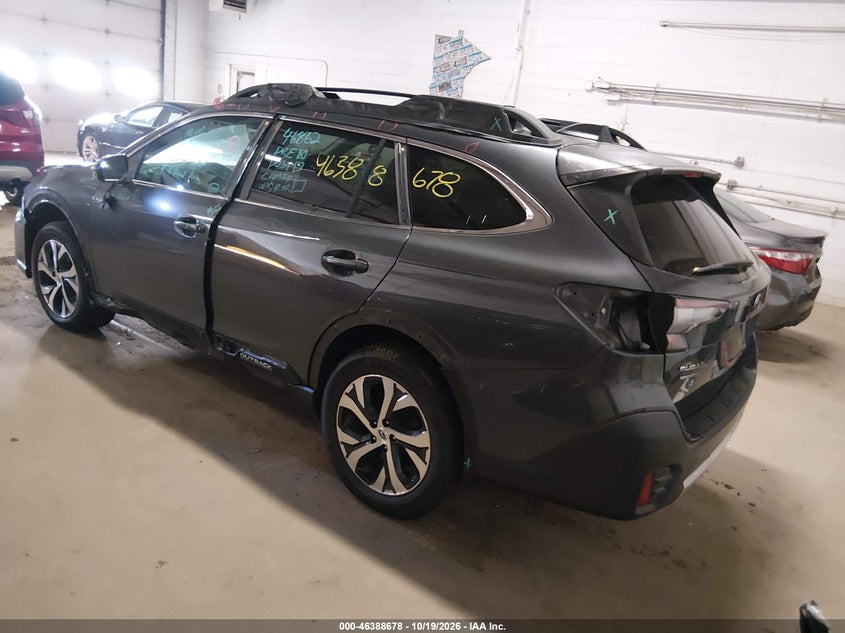 Vin: 4s4btanc2l3215290, lot: 46889036, subaru outback limited 20203