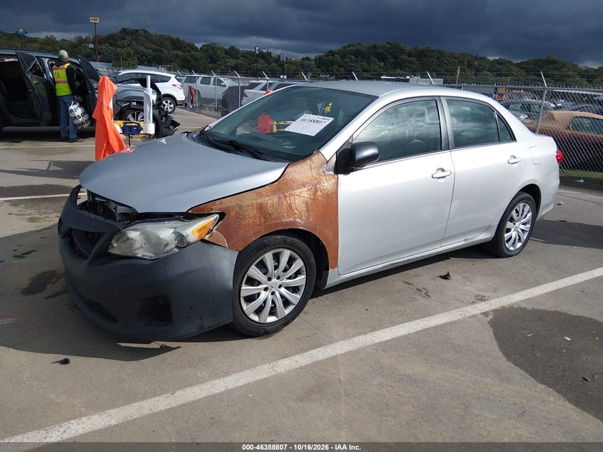 Vin: 5yfbu4ee6dp140557, lot: 46889165, toyota corolla le 20132
