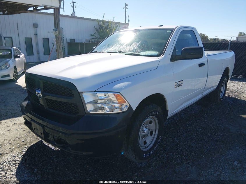 Vin: 3c6jr7dgxgg285720, lot: 46889210, ram 1500 tradesman 20162