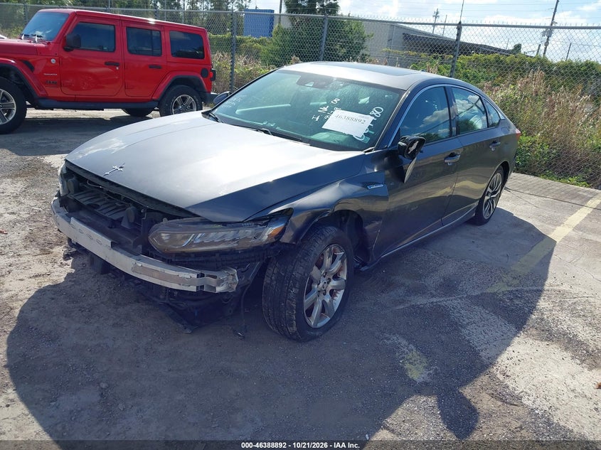 Vin: 1hgcv3f51ja004980, lot: 46889250, honda accord hybrid ex-l 20182