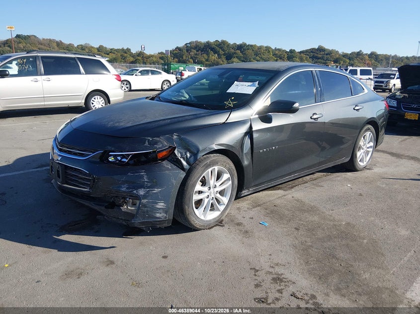 2017 Chevrolet Malibu 1Lt, Левый перёд, IAAI, VIN 1G1ZE5ST9HF257933 — фото 2
