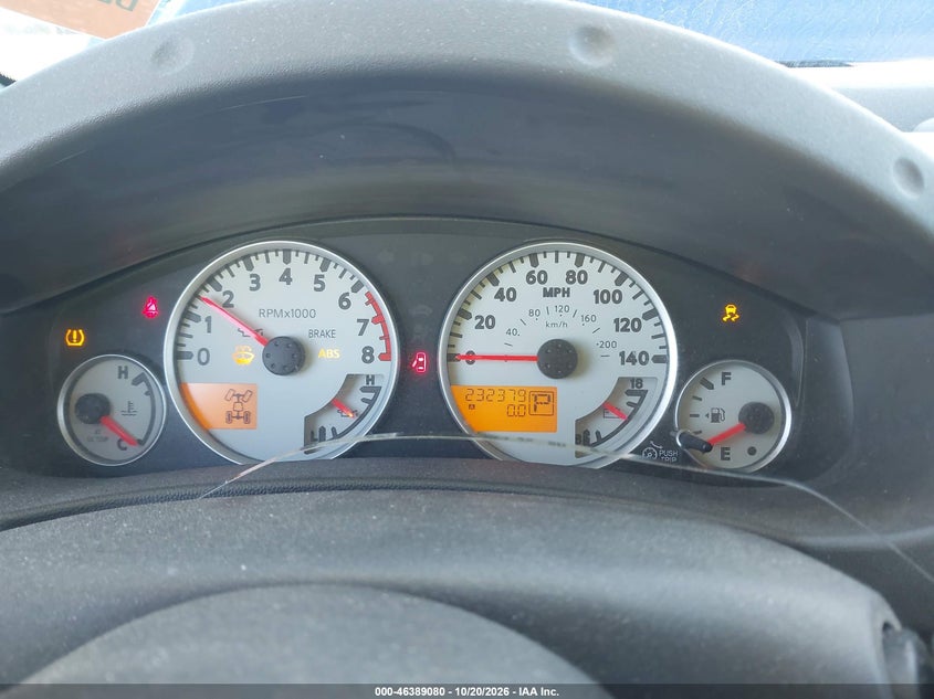 SUZUKI EQUATOR 2012 VIN 5Z61D0EV4CC462563
