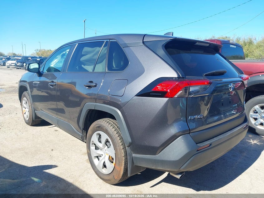 Vin: 2t3g1rfvxrc447173, lot: 46889453, toyota rav4 le 20243