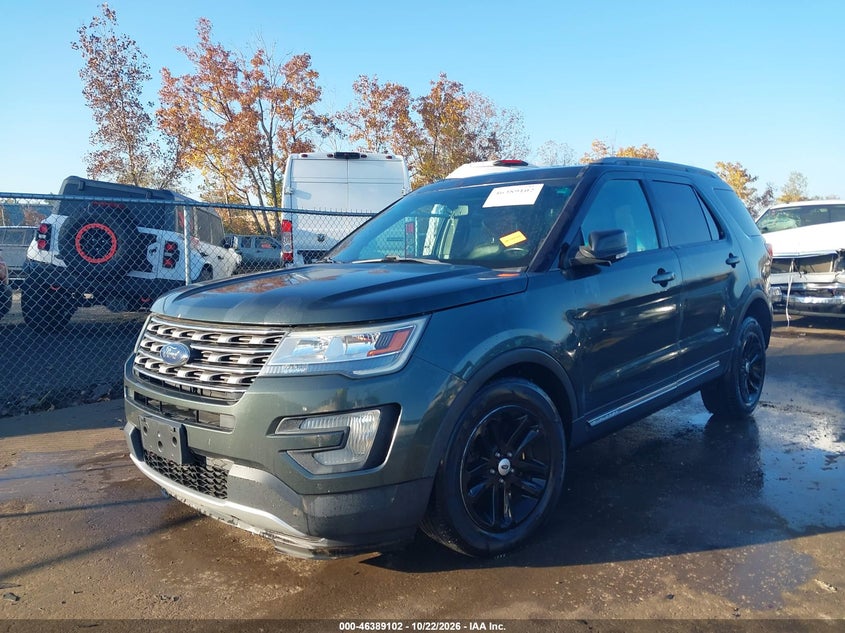 2016 Ford Explorer Xlt, Неизвестно, IAAI, VIN 1FM5K7D85GGC60464 — фото 2