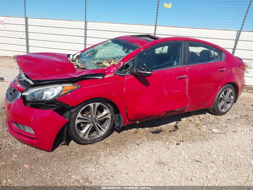 Vin: knafz4a83g5548032, lot: 46889509, kia forte ex 20162