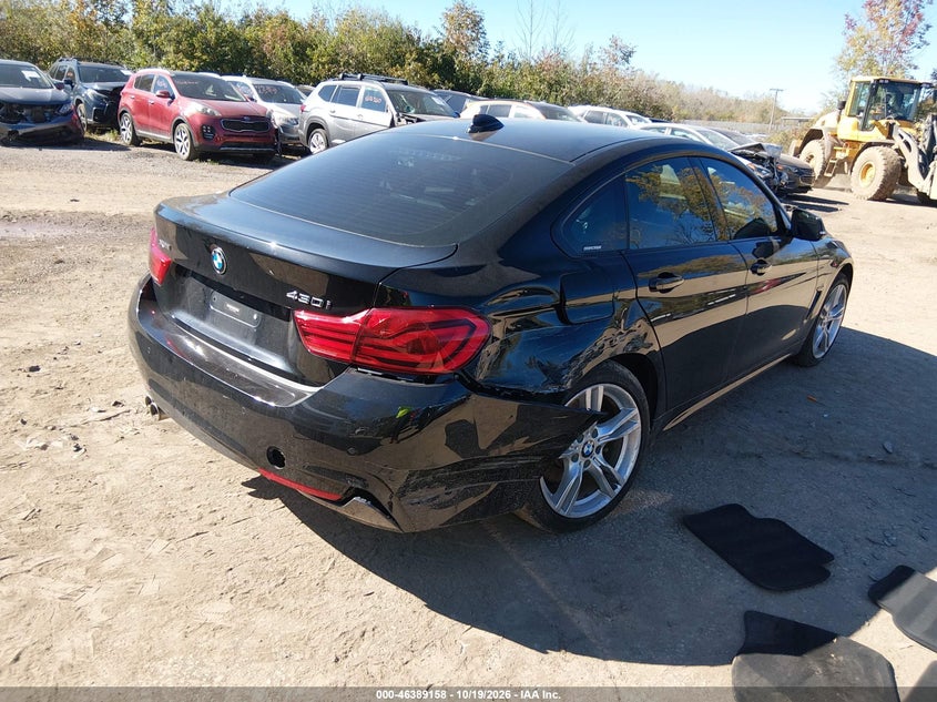 Vin: wba4j3c57kbl05832, lot: 46889516, bmw 430i gran coupe xdrive 20194