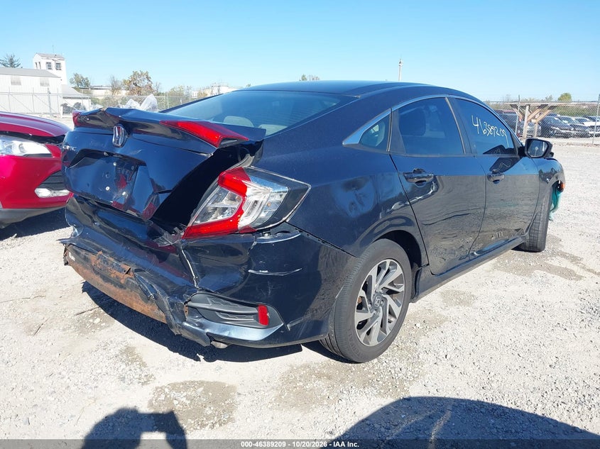 Vin: 19xfc2f7xge073783, lot: 46889567, honda civic ex 20164