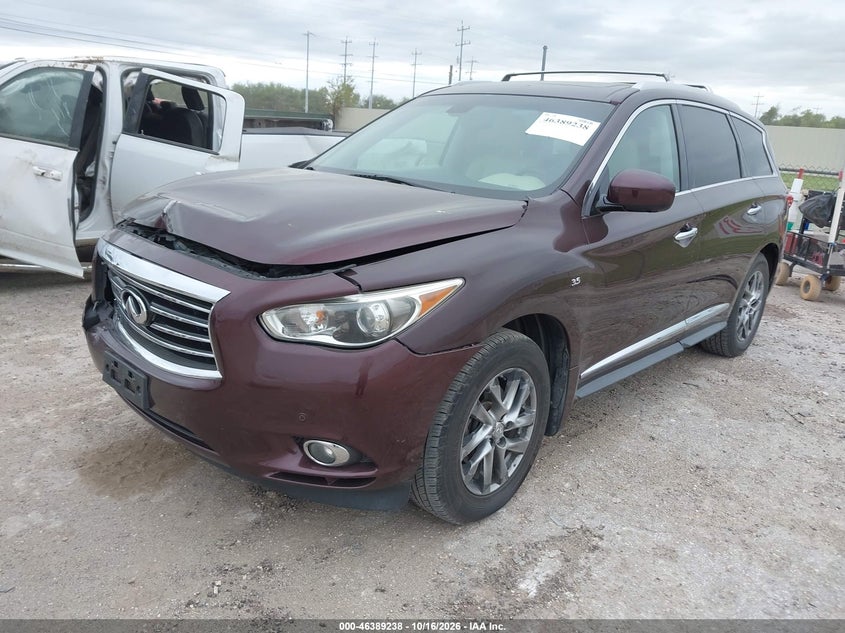 Vin: 5n1al0mm6fc554607, lot: 46889596, infiniti qx60 20152
