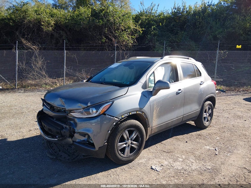 2019 Chevrolet Trax Lt, Front End, IAAI, VIN KL7CJPSBXKB921907 — photo 2