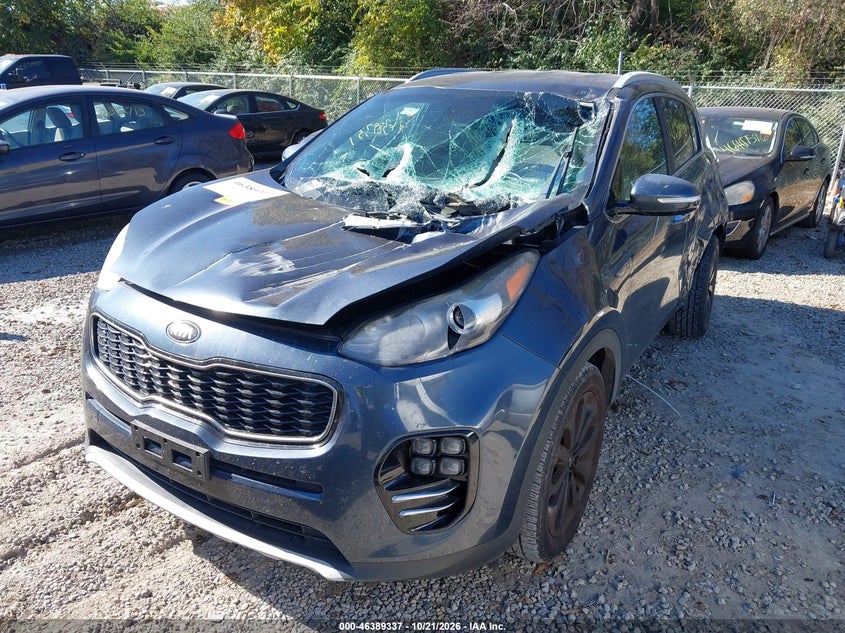 2018 Kia Sportage Ex, Удар спереди, IAAI, VIN KNDPN3AC2J7451630 — фото 2