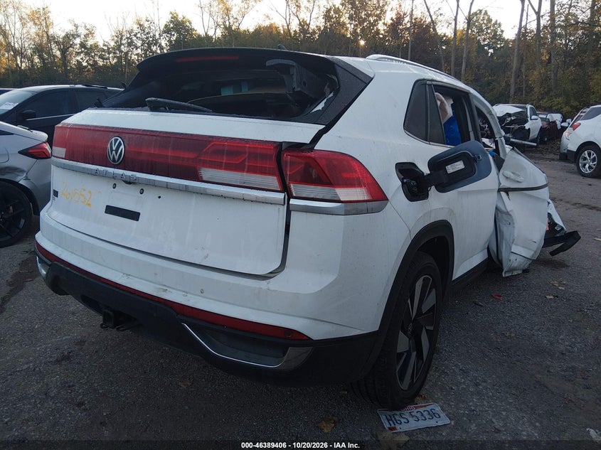 Vin: 1v2we2ca3rc255246, lot: 46889764, volkswagen atlas cross sport 2.0t se w/technology 20244
