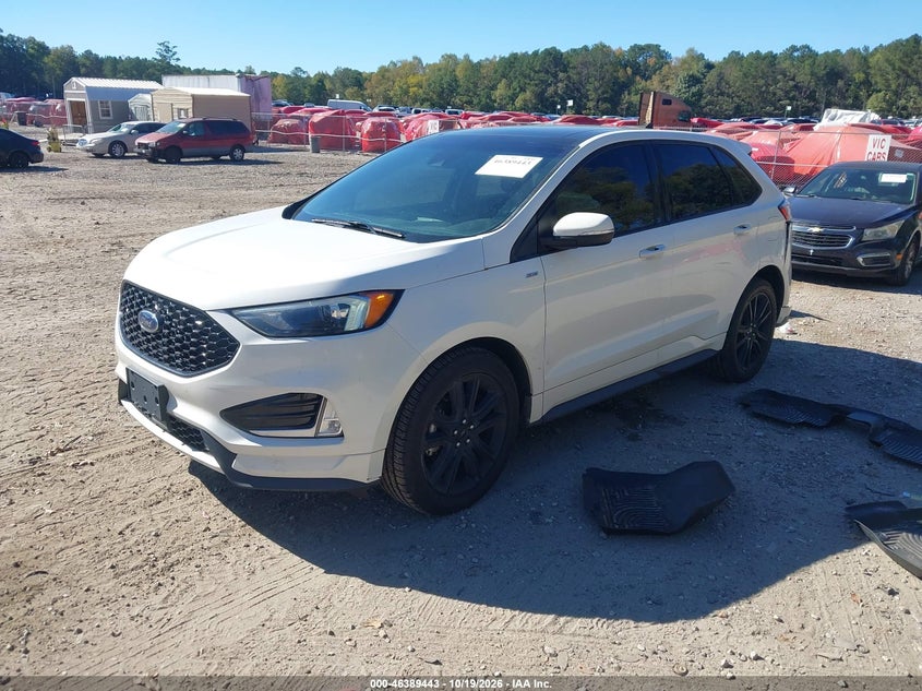 2020 Ford Edge St Line, Rear, IAAI, VIN 2FMPK3J91LBB33873 — photo 2