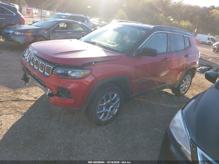 Vin: 3c4njdcnxst507995, lot: 46889822, jeep compass limited 4x4 20252