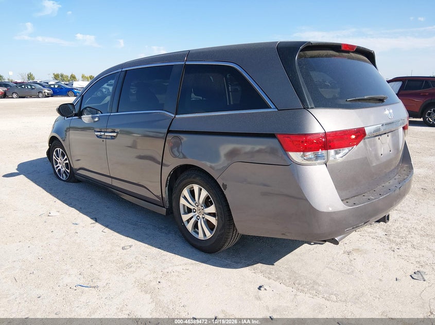 Vin: 5fnrl5h45fb103752, lot: 46889830, honda odyssey ex 20153