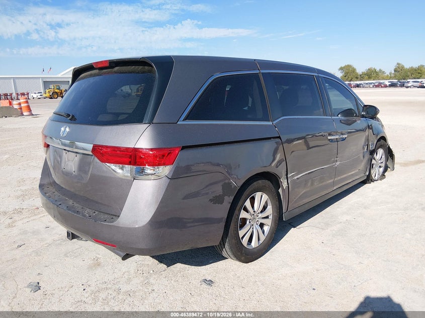 Vin: 5fnrl5h45fb103752, lot: 46889830, honda odyssey ex 20154