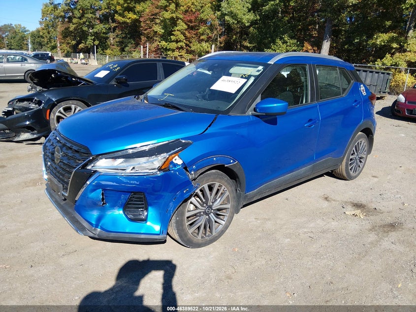 Vin: 3n1cp5cv4ml542338, lot: 46889880, nissan kicks sv xtronic cvt 20212