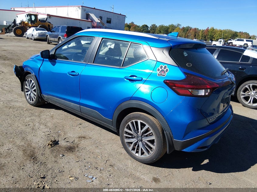 Vin: 3n1cp5cv4ml542338, lot: 46889880, nissan kicks sv xtronic cvt 20213