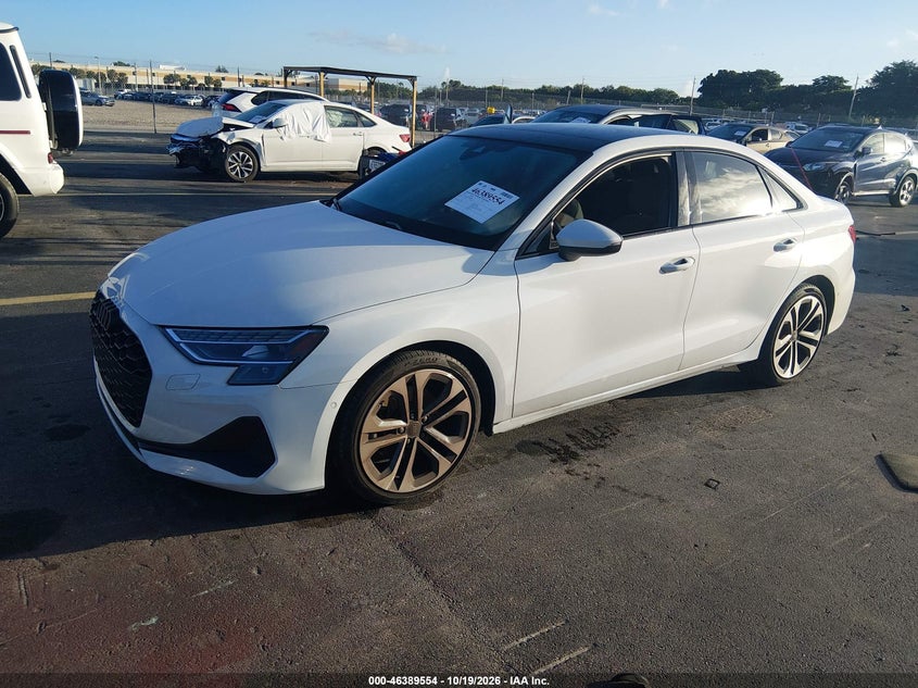 Vin: waugudgy9sa064876, lot: 46889912, audi a3 premium 40 tfsi quattro s tronic 20252