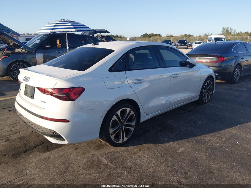 Vin: waugudgy9sa064876, lot: 46889912, audi a3 premium 40 tfsi quattro s tronic 20254