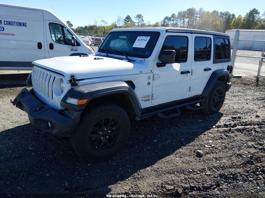 Vin: 1c4hjxdg3jw240156, lot: 46889924, jeep wrangler unlimited sport s 4x4 20182