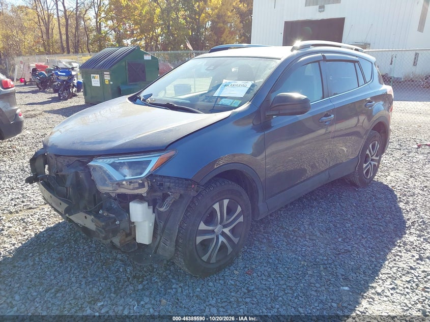 Vin: jtmbfrev9hj709810, lot: 46889948, toyota rav4 le 20172